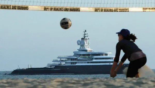 Superyacht Becomes Part of the View off Marina del Rey, CA