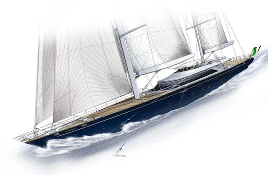 Perini Navi Signs Contracts for Two 60m Sailing Superyachts
