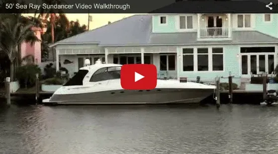VIDEO: 50' Sea Ray Sundancer Express Yacht For Sale in Florida