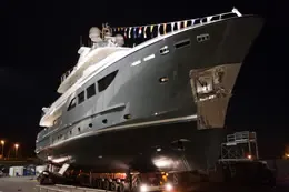 VIDEO :: Cantiere Delle Marche Launches 107 ‘M / Y ‘STORM’