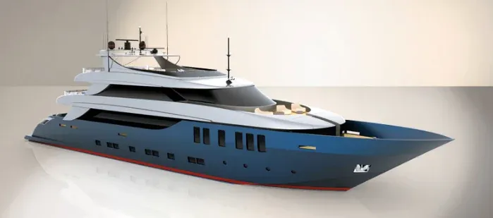 Tecnomar Set To Complete 45m, “Ouranos”, Tri-Deck Early 2012