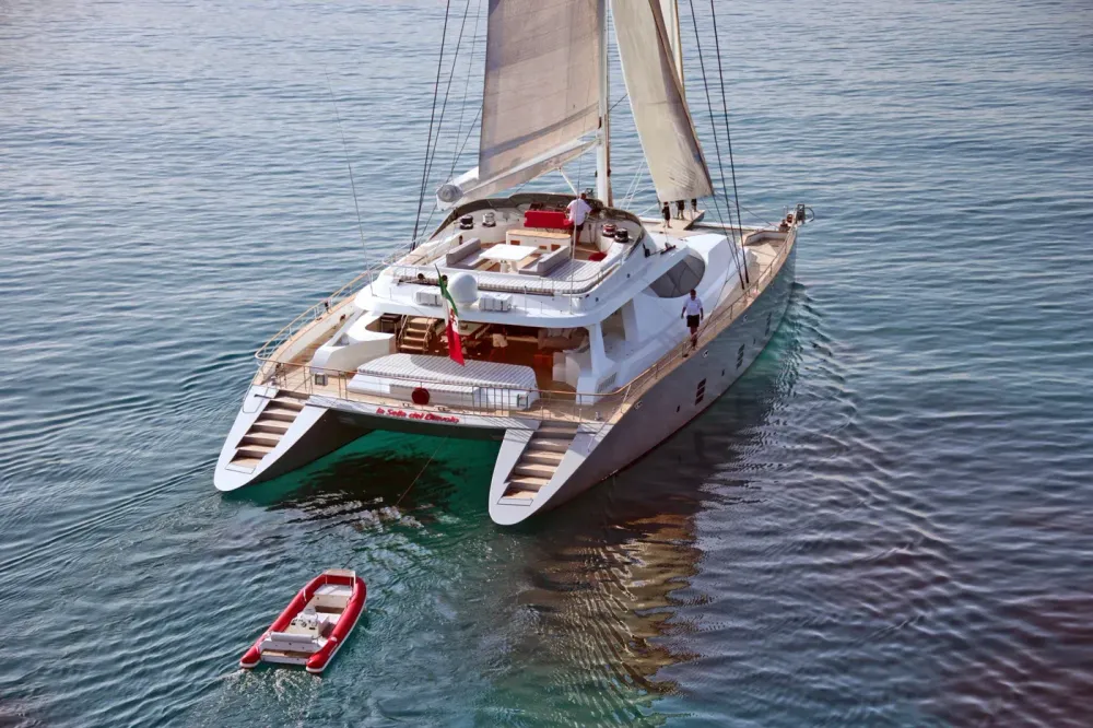 Denison Sells La Sella Del Diavolo 107' Sailing Cat