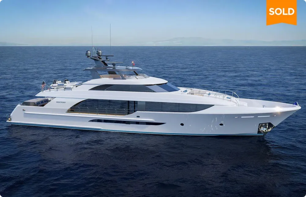 41m Westport New Build Sold by Peter Quintal [135 RPH Hull #2]