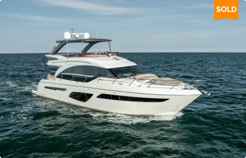 62' Princess 2020 Sold by Paolo Ameglio & Will Noftsinger [STUMPED]