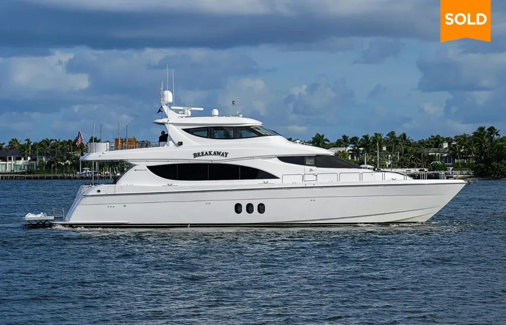 80' Hatteras 2012 Sold by Eric Burke [BREAKAWAY]