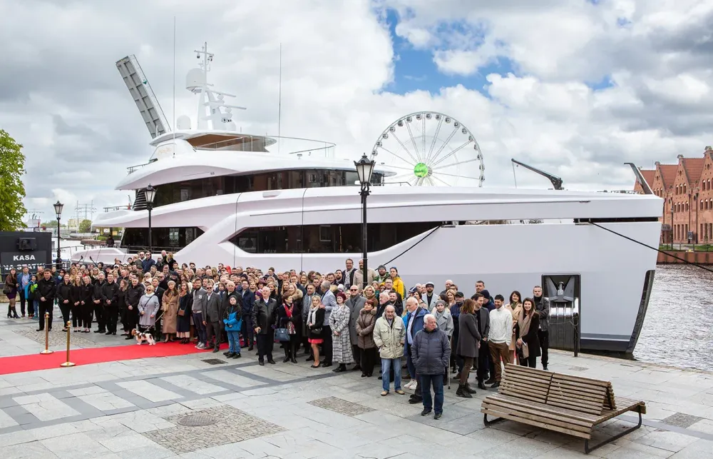 Conrad Shipyard Christening Ceremony for C144S Hull #2 EXTRA TIME in Poland