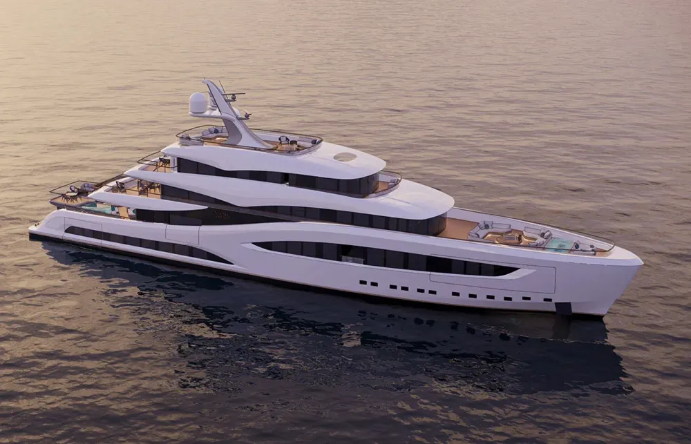 Project PERENNIAL: 60-Meter Yacht for Sale Exclusively With Denison