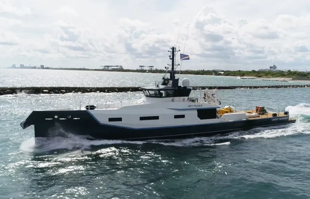 JOY RIDER Damen Sea Axe Support Vessel [Yacht Review]