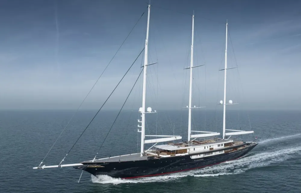 Jeff Bezos’ Half-a-Billion-Dollar Sailing Yacht Sets Sail