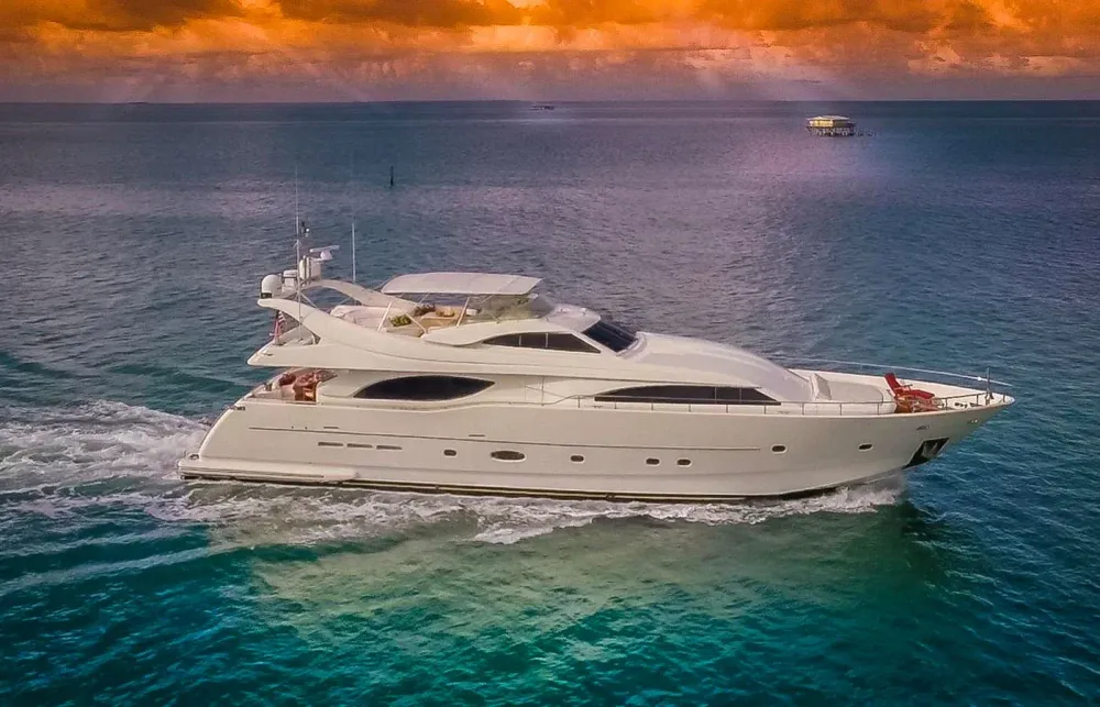 94 Ferretti PARADISE Sold by David Johnson + Chris Enfield