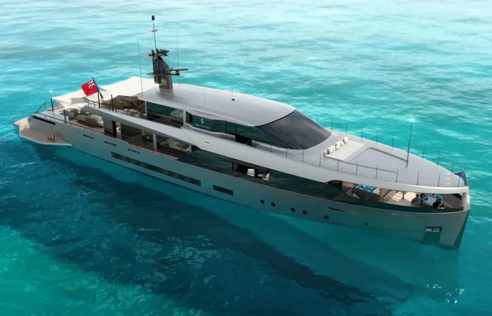 Project SPITFIRE: 165-Foot ARES Yacht for Sale With Denison