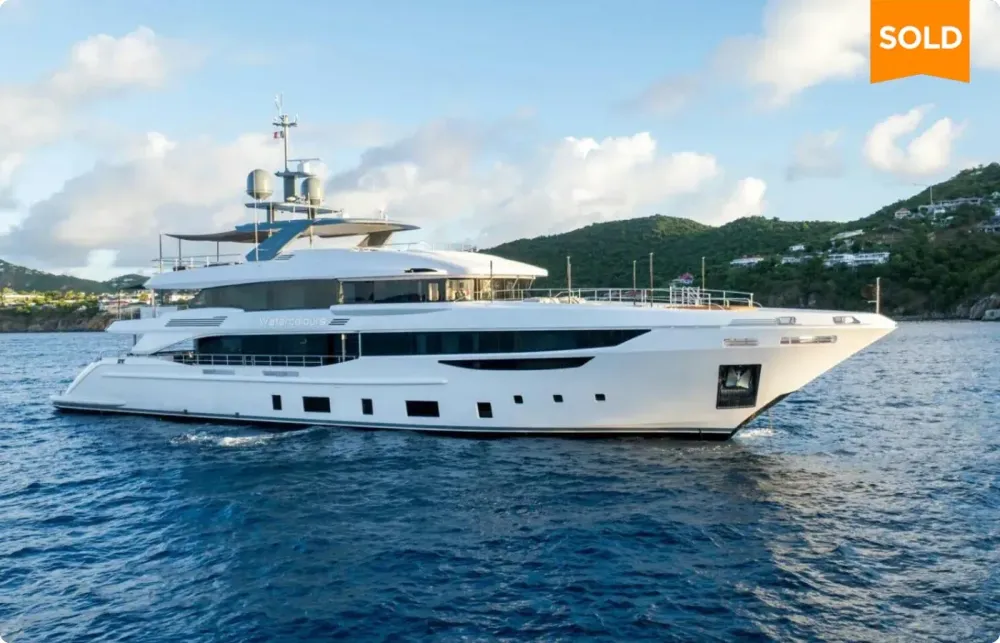 144' Benetti 2022 Sold by Jeff Schrier [WATERCOLOURS]