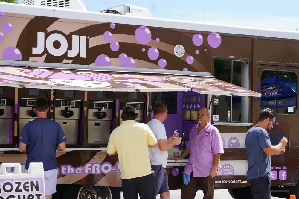 Yacht Crew Enjoy Ice Cream Social in Florida