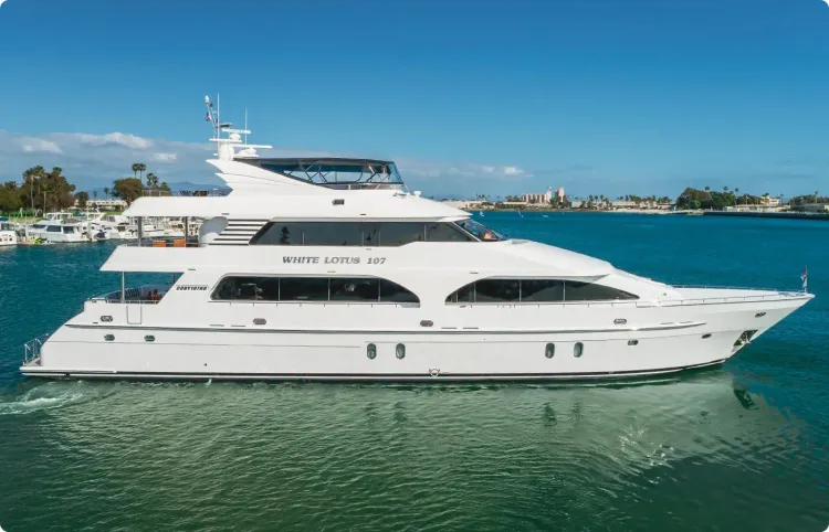 107' President 2011 Yacht For Sale in San Diego, California [WHITE LOTUS]
