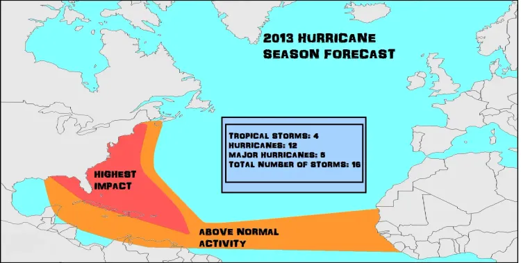 2013 Hurricane Forecast: NOAA Prediction Center