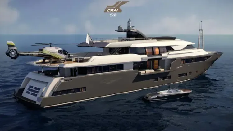 CRN 52-Meter Classic Superyacht Blending Trends and Technology