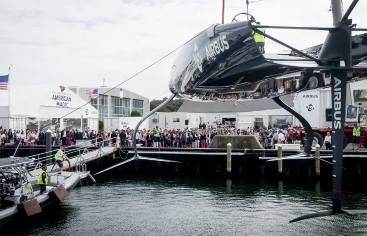 AC75 Racing Monohull Launched By U.S. Team [First America’s Cup]
