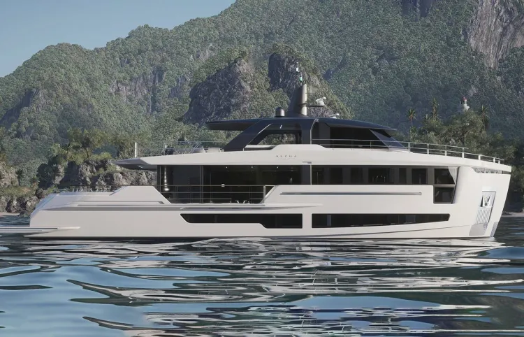 100' Alpha Yachts Squalo Trenta Recently Delivered [New Construction]