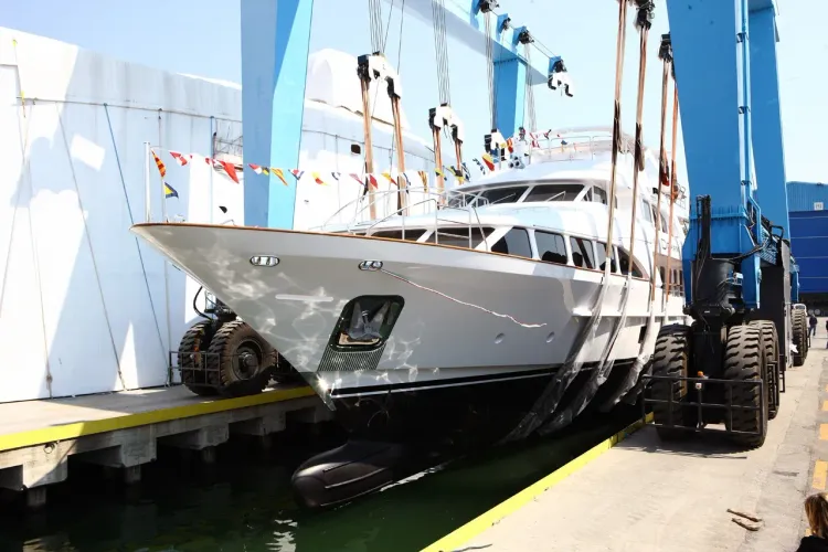 Benetti Yachts Launches Another 121' Classic Megayacht