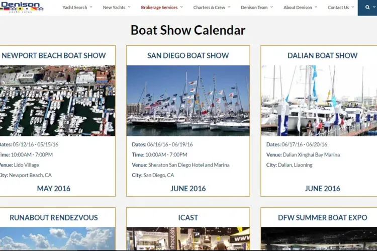 New Boat Show Calendar Makes Scheduling a Snap