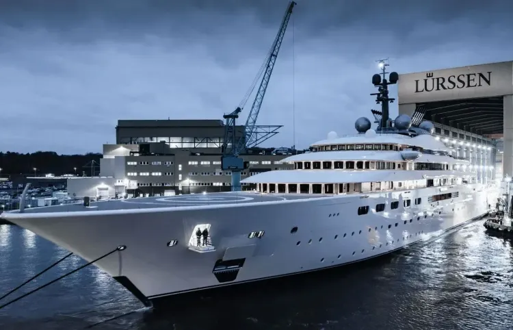524-Foot-Long Lürssen Superyacht Debuts