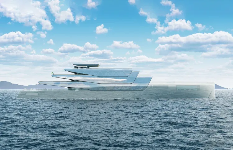 Project PEGASUS: 88-Meter Concept Yacht for Sale Exclusively With Denison