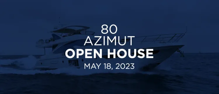 80 Azimut Flybridge Yacht at Bill Bird Marina [Open House]