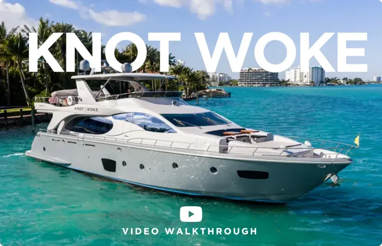 Take A Video Tour of KNOT WOKE, 85' Azimut 2009