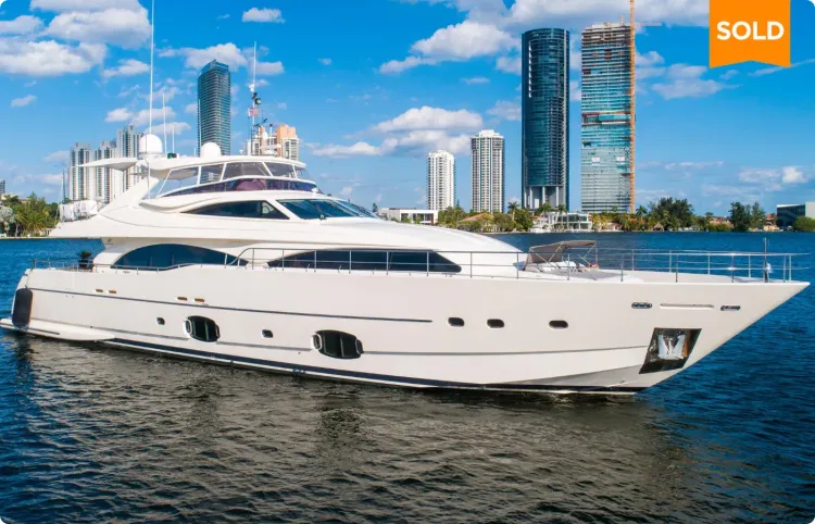 97' Ferretti 2008 Sold by Will Noftsinger & Paolo Ameglio [PATRON]