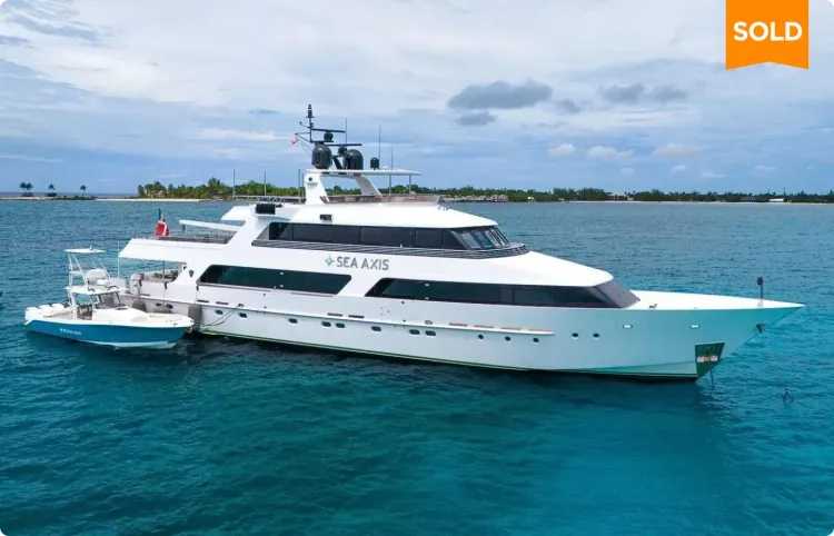 125' Heesen 1986 Sold by Kurt Bosshardt & Bret van Roden [SEA AXIS]