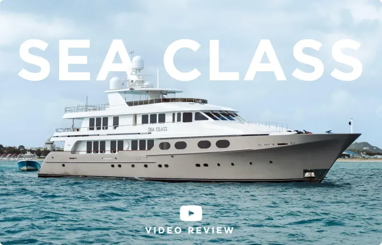 Take A Video Tour of SEA CLASS, a 155' Christensen Superyacht For Sale