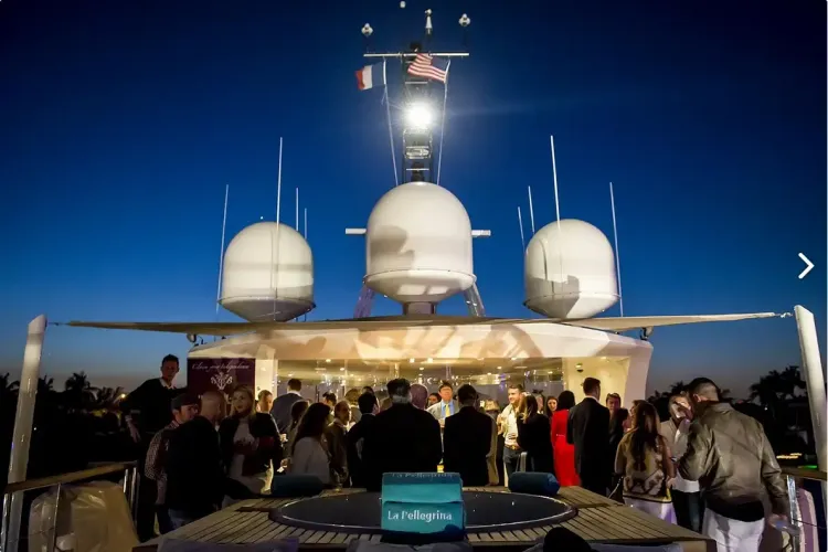 An Evening On La Pellegrina and Denison Super Yachts