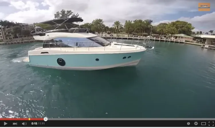 Beneteau’s MC4 Flybridge Yacht (Running Video)