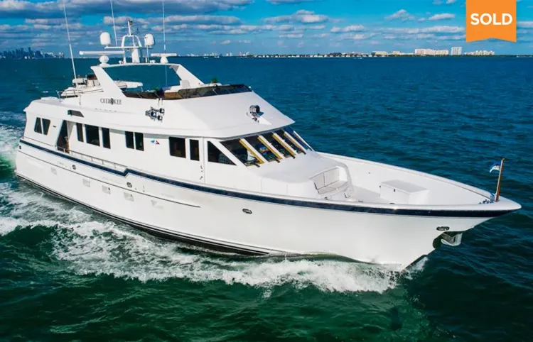 84' Burger Flybridge Motor Yacht Sold By Jerry Gilpin