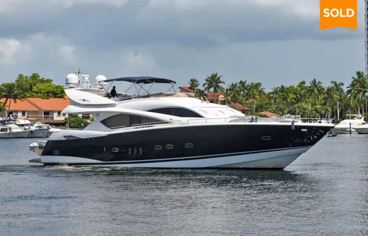 82' Sunseeker 2004 Sold by Will Noftsinger and Karie Noftsinger [DEEP BLUE]