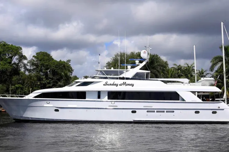 Hatteras Motoryacht SUNDAY MONEY Listed with Denison