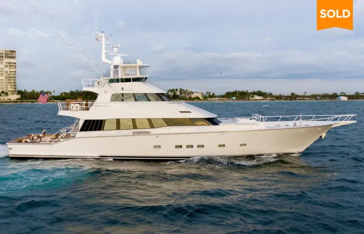 112' Hakvoort 1990 Sold by Bruce Schattenburg, Scott LaCroix, Russ Schafer, & Drew Offerdahl [TEMPO REALE]