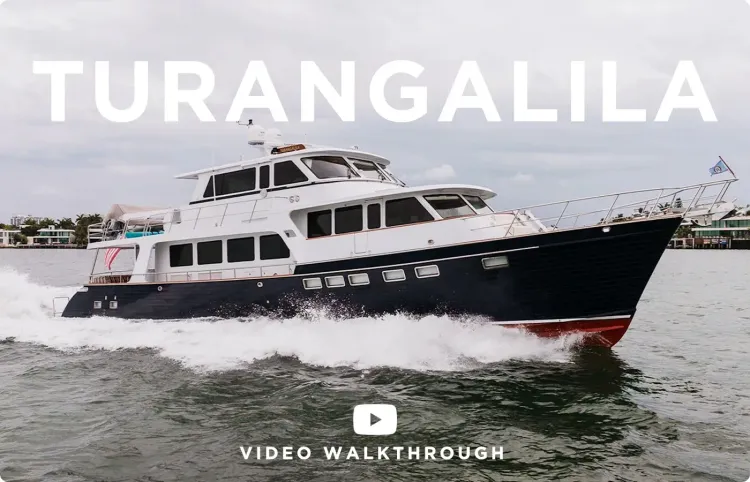Take A Video Tour of TURANGALILA, 75' Marlow 2018