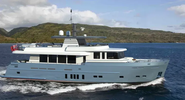 Holland’s van der Valk Aluminum Yacht Hull Flip