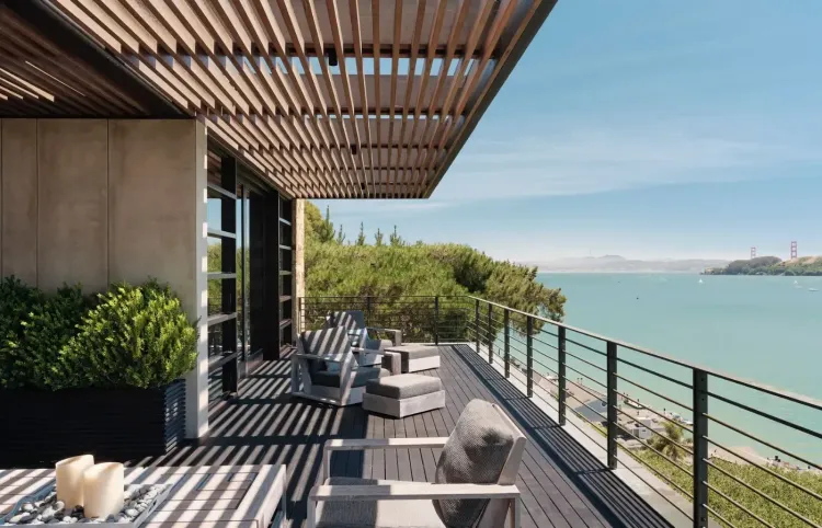 Private Paradise: A Richardson Bay Home Overlooking the Golden Gate Bridge