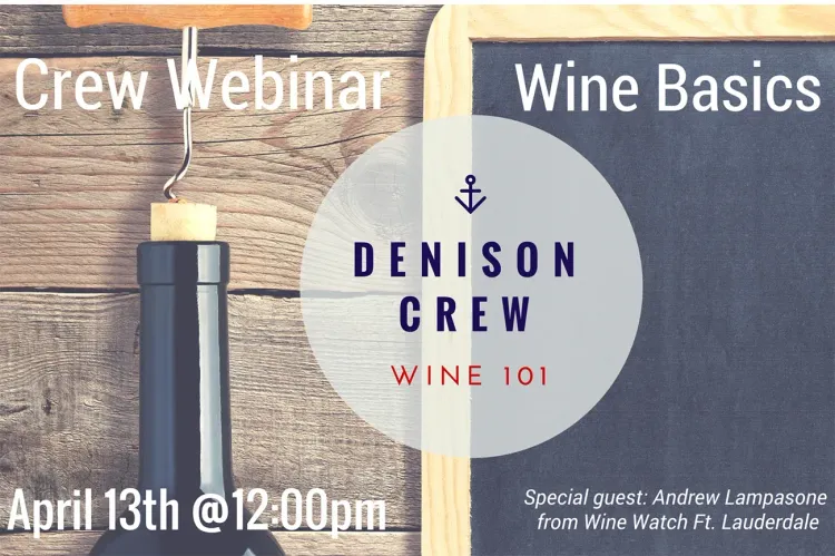 Sign Up For Denison Yacht Crew Wine 101 Course