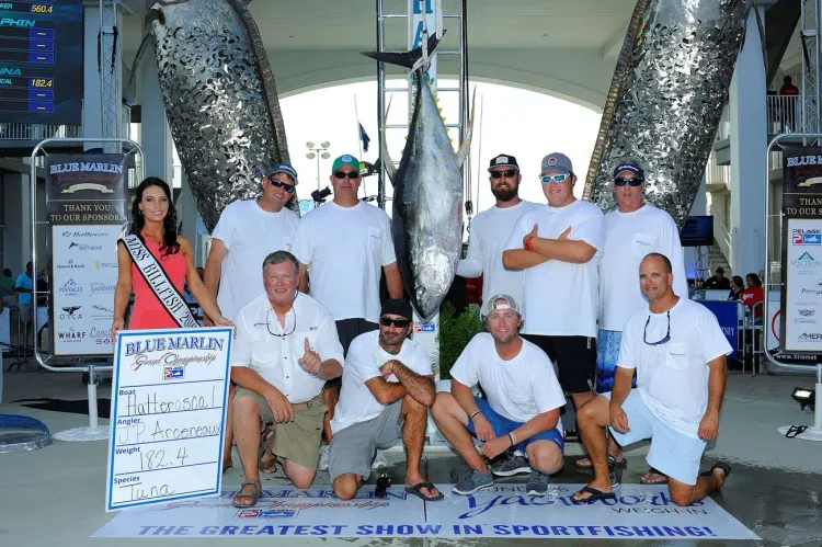 Hatteras GT70 Hooks Record-Setting Tuna