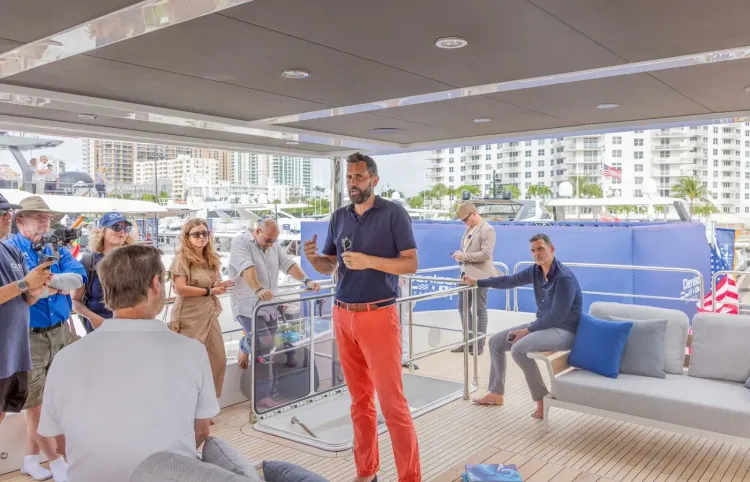 Press Event at the Fort Lauderdale Boat Show