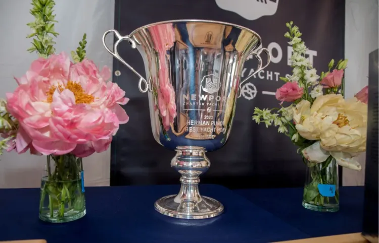 Charter Yacht SERENITY Wins Herman Pundt Award at 2023 Newport Charter Yacht Show