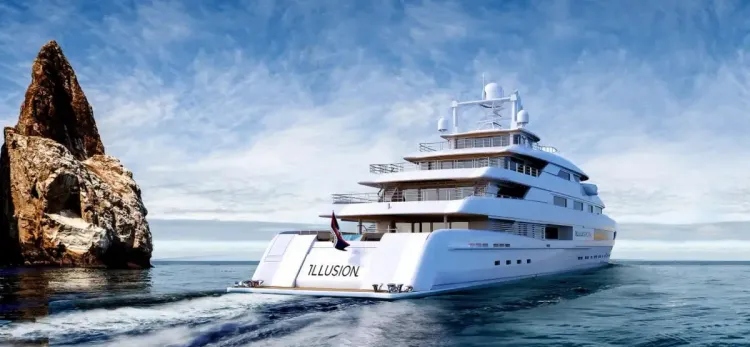 “Illusion” Largest Megayacht Ever Built in China is Launched